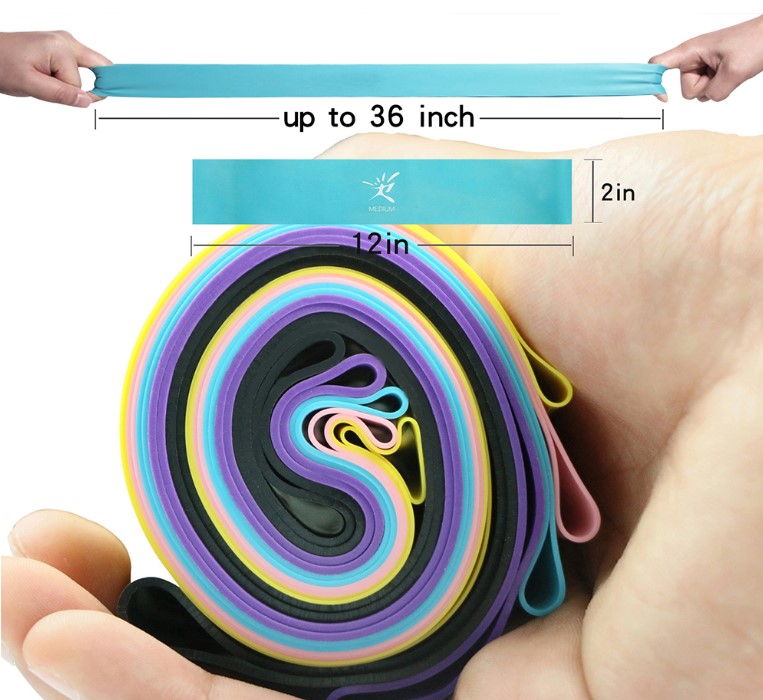 5-Pack Resistance Bands – Varying Strength Levels