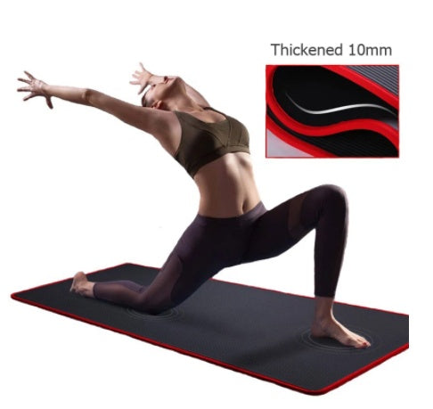 Fitness Mat for Yoga, Pilates & Stretching – Anti-Slip Design