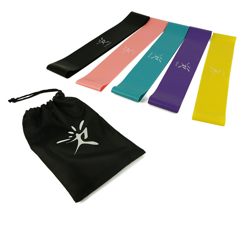 5-Pack Resistance Bands – Varying Strength Levels